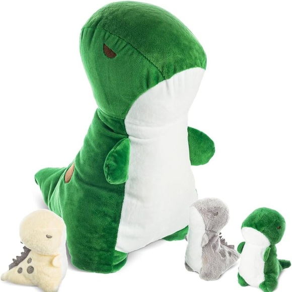 ✨BNWT - Snug A Babies T-Rex Dinosaur & Mommy with 3 Babies in Her Tummy✨ - Picture 1 of 6